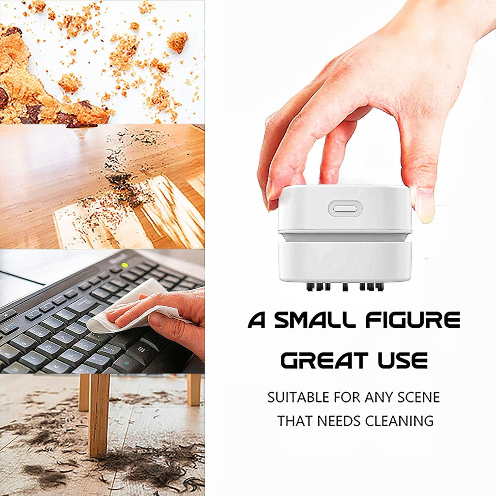 Desk Vacuum Cleaner, Office & Home Desktop Cleaner, Ideal Gift Pink